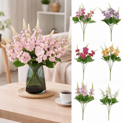 New Chrysanthemum Artificial Pansy Flowers Realistic DIY Floral Flower Bouquet Soft Simulation Flowers Photography Props