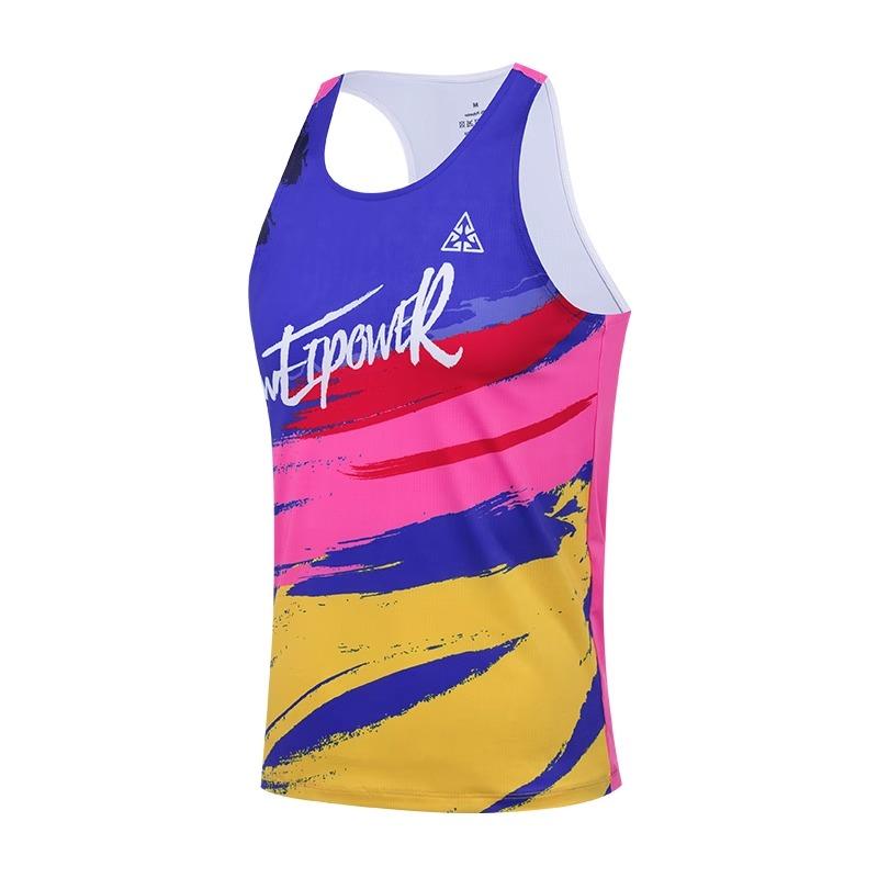 Summer Outdoor Running Sports Tank Tops Men's Marathon Professional Quick Drying Sleeveless Crew Neck Clothes