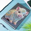 DIY 5D Diamond Painting Notebook Animal Rhinestone Embroidery Notepad Journal A5 Chinese Zodiac Sketchbook Kids Students Gift