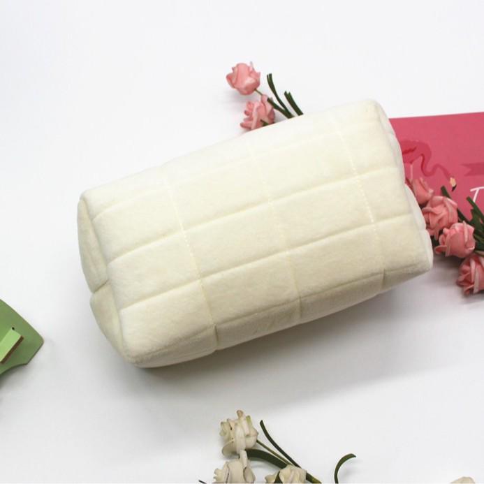 Spacious Japanese-Style Pillow Pencil Case for Women белый