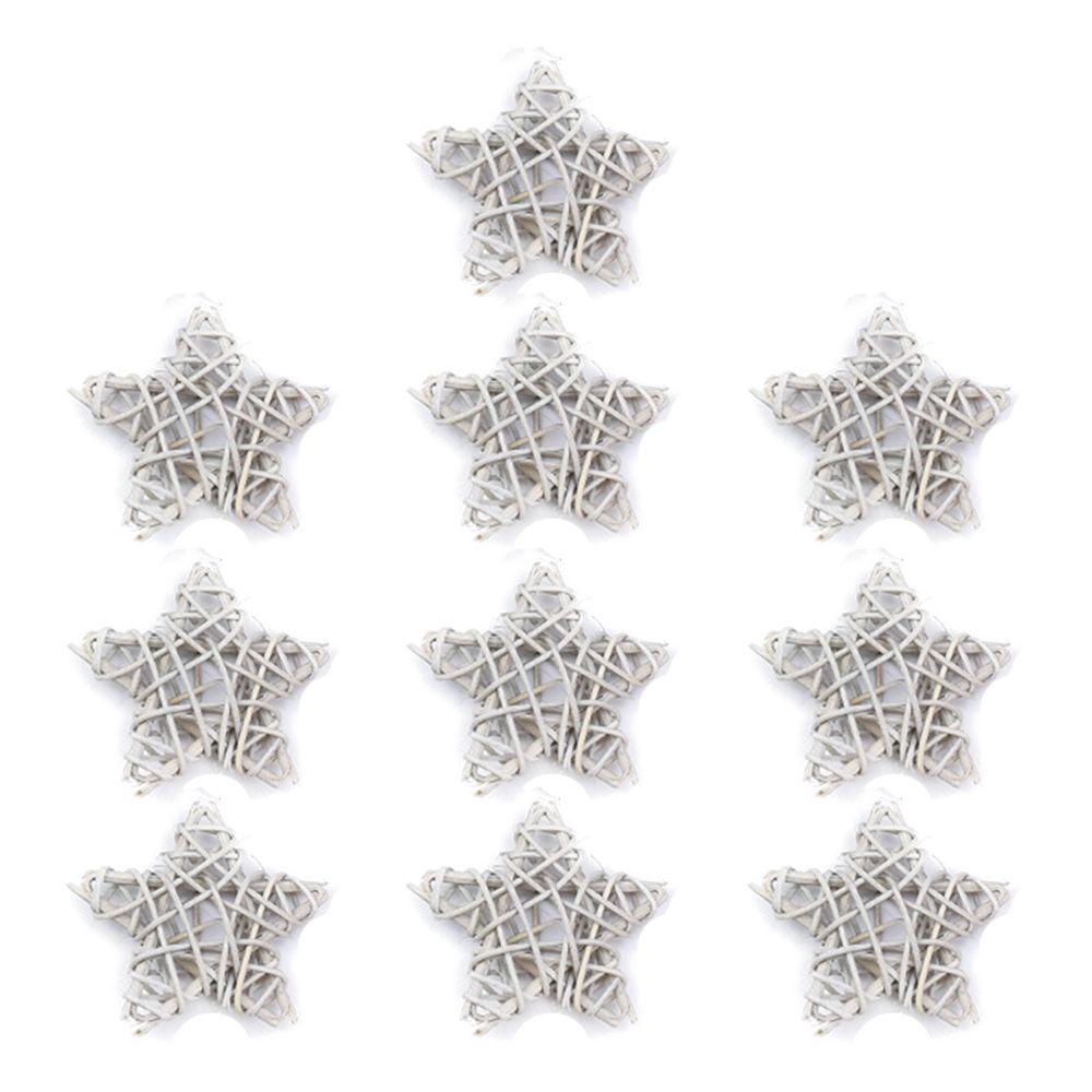 Festival Ornaments Home Decor Christmas Gift Pentagram Shape ArtifIcial Rattan Star Sepak Takraw