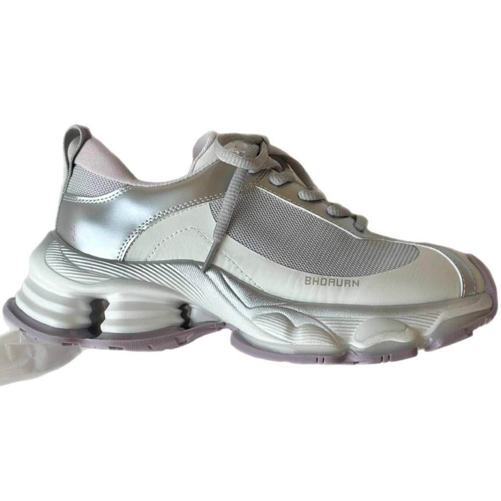 New Futurism Fluid Light Luxury Dad Shoes Women (Airbag Outsole) 5cm Height Increase Comfortable Spring and Summer Mesh