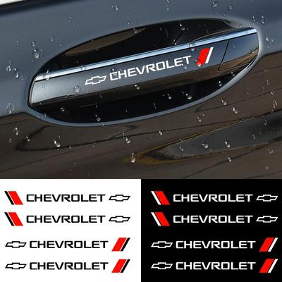 4 Stück Auto Türgriff Abzeichen Schutz Aufkleber Wischer Aufkleber Für Spark Captiva Cruze Malibu Equinox Trax Camaro Bolt