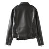 New lapel metal zipper belt versatile jacket jacket 3046060