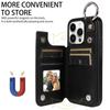 Husă de telefon portofel din piele inel pentru iPhone 15 Pro Max 14 Plus 13 Pro 12 11 pentru Samsung Galaxy S24 Ultra S23 S22 S21 FE A15 A54 A34 A14