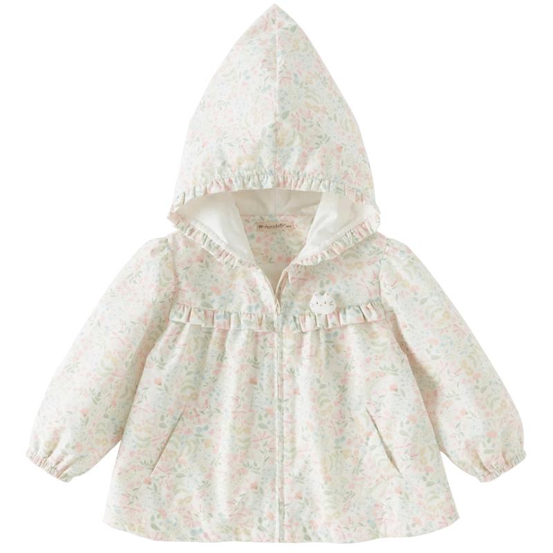 

DAVE&BELLA Girls Floral Hooded Spring Jacket 120cm