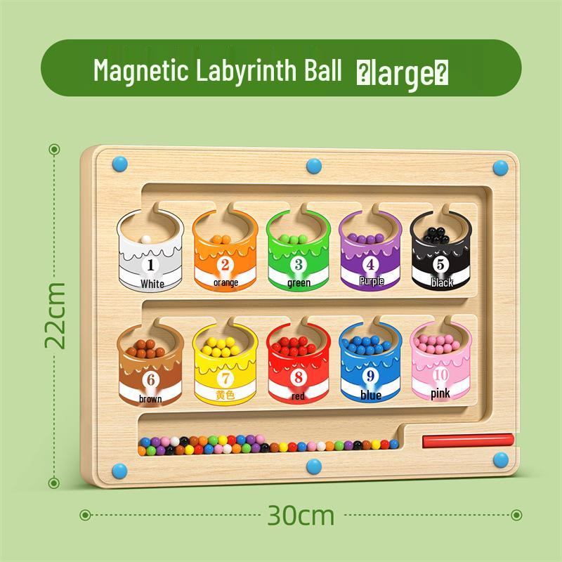Children's 3D Magnetic Maze Game: Educational Brain & Concentration Trainer for Ages 3-6