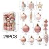 Christmas Ball Exquisite Looking High Quality Material Rose Gold
