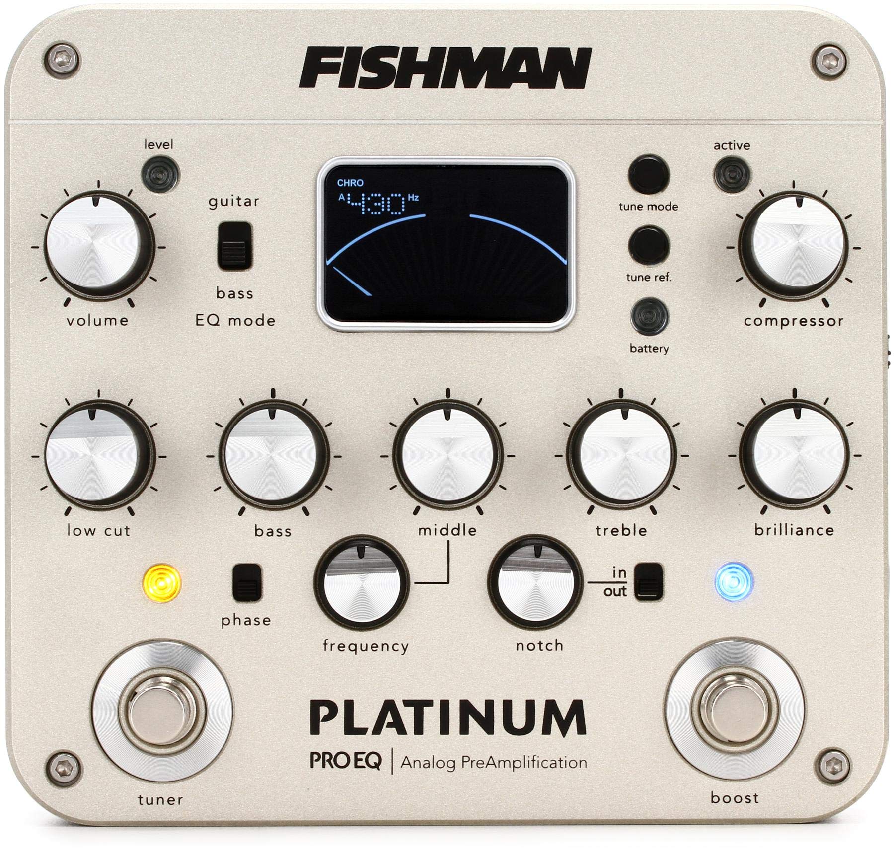 

FISHMAN Outboard Preamps Platinum PRO EQ Preamp PLT201 Platinum Pro EQ