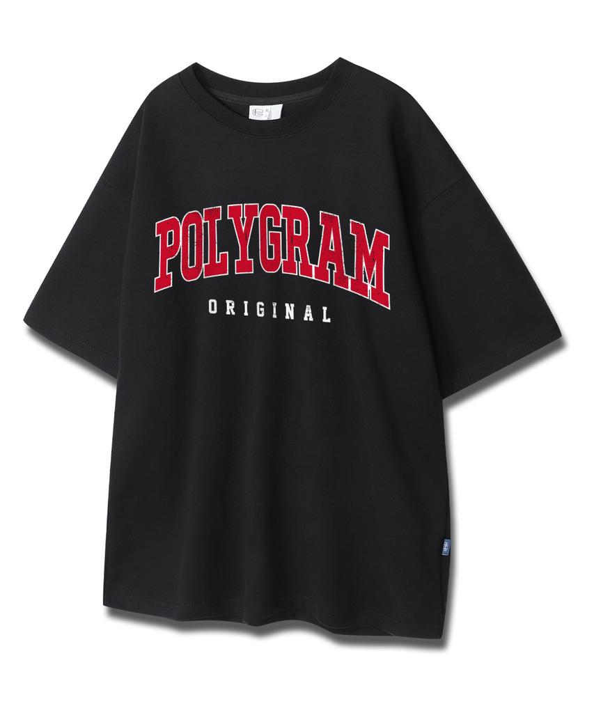 POLYGRAM [2Pack] Graphic Double-Sided Oversized Short Sleeve T-Shirts (Type A)