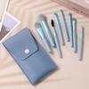 BAOQISHAN Makeup Brush Set with Premium Fiber and a Cosmetic Bag for Easy Carrying and Daily Perfect for Beginners 8-Piece Bristles, Ultra-Soft
