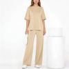 Women's Two,Piece Summer Slightly Loose Top And Pants Casual Set