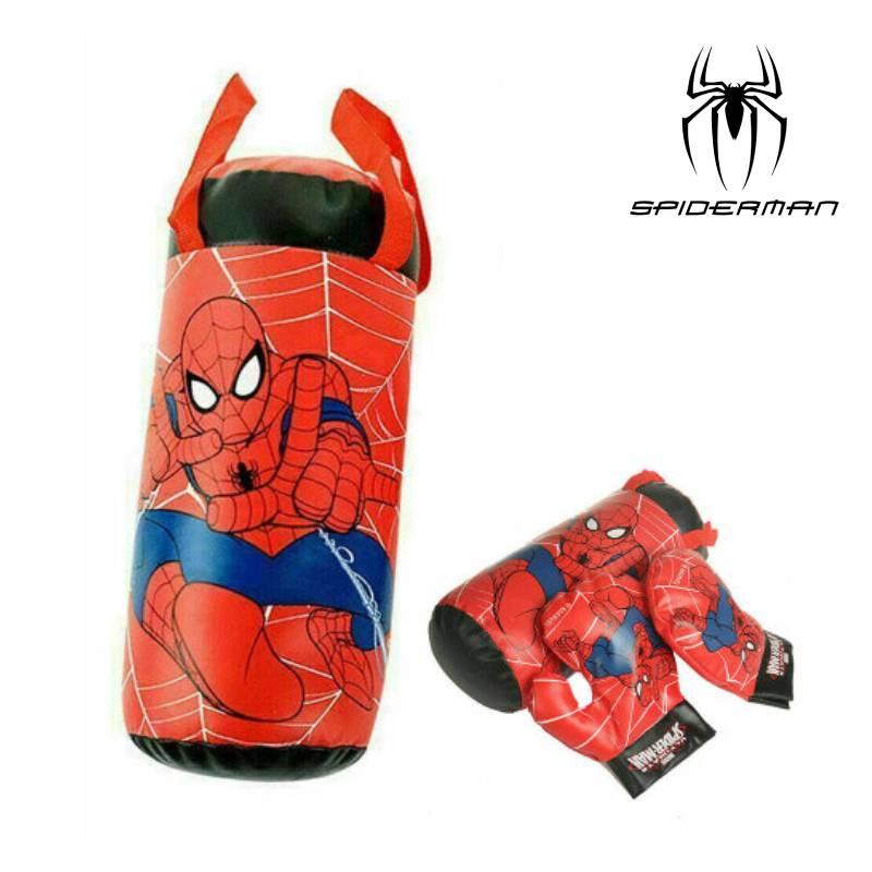 Disney Marvel Spider-man Boxing Toy Red Plastic Punching Gloves For Kids 2-5 Stress Relief