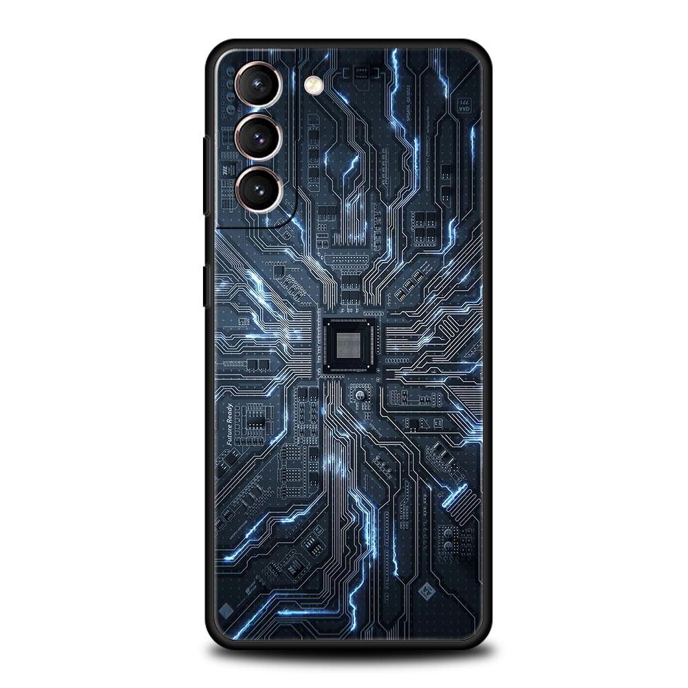 Handyhülle für Samsung Galaxy S23 S22 Ultra S20 S21 FE 5G S10 S9 Plus S10E S8 Note 20 Cover Innenplatine Leiterplatte