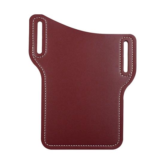 Men Outdoor Belt Leather Case Waist Bag Faux Pouch Cell Phone Card Holder Cover