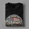 The Legend Has Retired 2026 T-Shirt für Herren Freizeit Baumwolle T-Shirt Rundhalsausschnitt Kurzarm T-Shirt Große Größen Kleidung