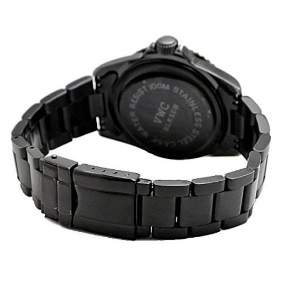 Varg Watch Company BLK SUB Military Watch with Nylon Black (Black Sub) Band, BS-L-001-SB,