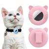 Für Airtag Katzenhalsbandhalter Kleiner Air Tag Katzenhalsbandhalter Silikonhülle Abdeckung für Katzen Hund Haustierhalsband Geschirrschlaufe Zubehör