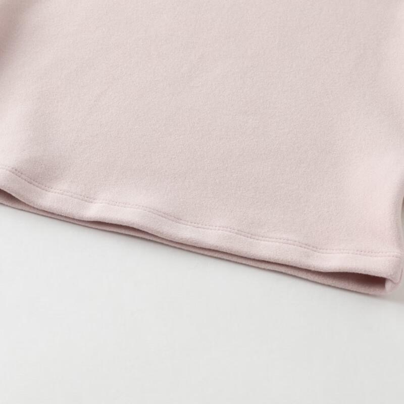 Girls' High-Neck Antibacterial Long-Sleeve Base Layer Top
