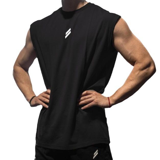 Ανδρικό Καλοκαιρινό Μοτίβο Αμάνικο T-shirt με Στρογγυλή Λαιμόκοψη Στενή Γραμμή Φαρδύ T-shirt Απλό Καθημερινό Μόδα Αναπνεύσιμο T-shirt Γυμναστήριο Αθλητικό Αμάνικο T-shirt