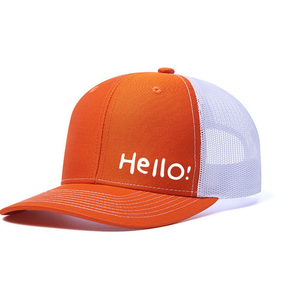 Casual Mesh Baseball Cap With Adjustable Fit For Summer Sun Protection