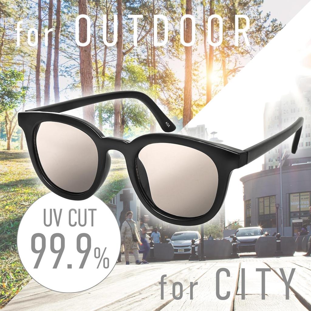 RYNEA TOKYO Sunglasses with UV Case UV Stylish Perfect for and Includes Full Set Protection, Included, Simple, Lightweight, Impact-Resistant Lenses,