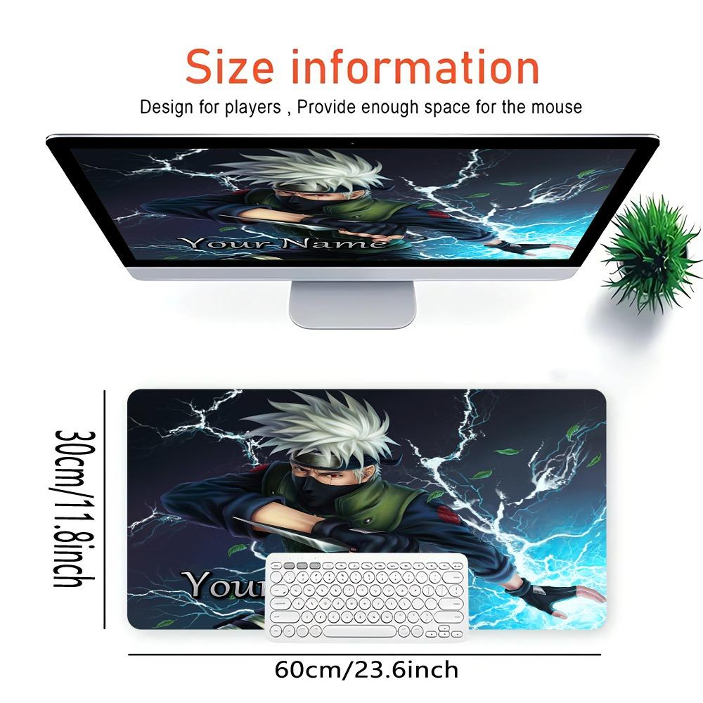 Custom Warrior Pose Large Gaming Mouse Pad Nonslip Rubber Base Waterproof Desk Mat For Office Pc Laptop
