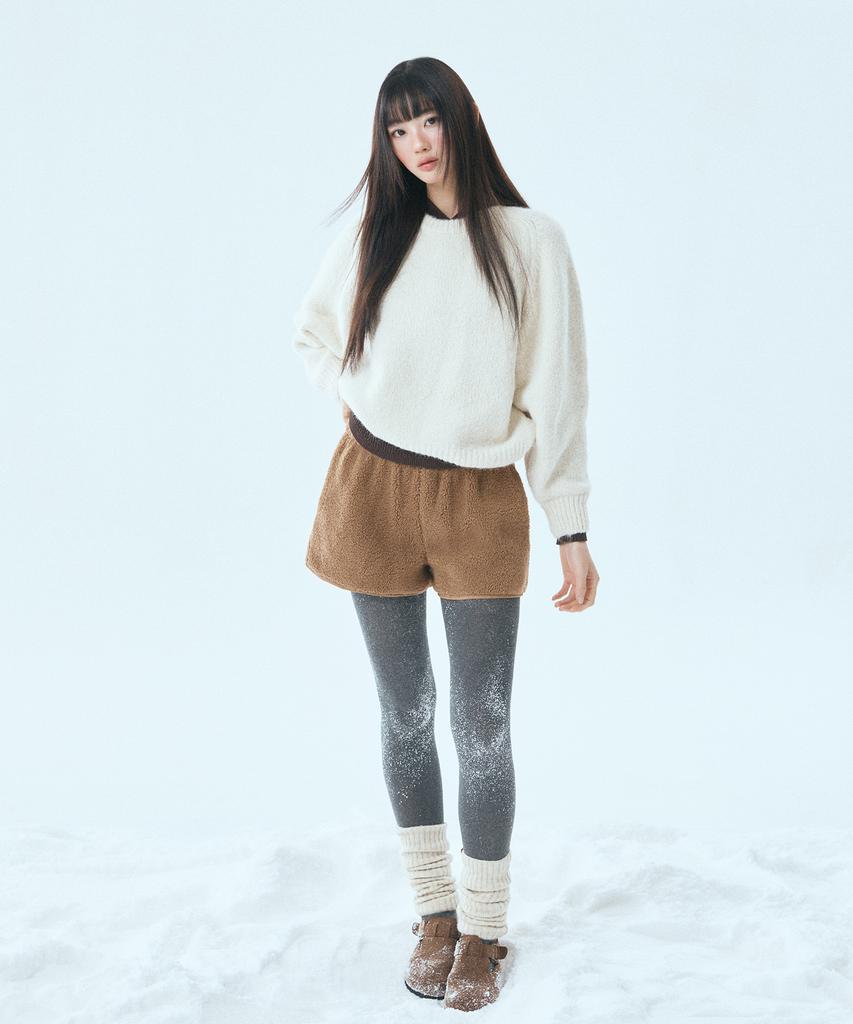MIXXO Hairy Loose Fit Round Neck Pullover_Miwkafv9Ss