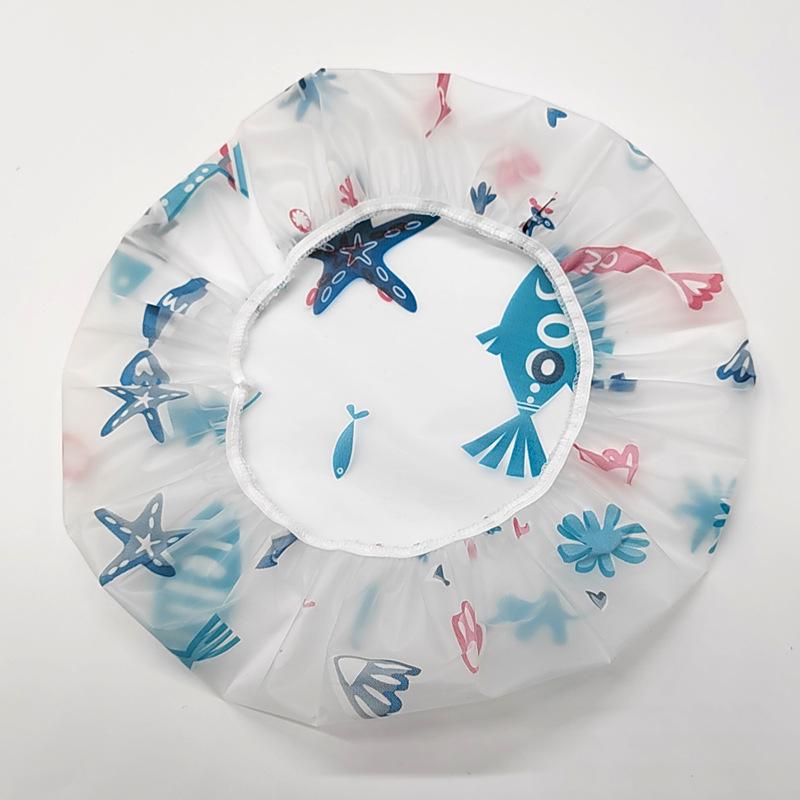 Extra Large High-Grade Frosted PEVA Waterproof Shower Cap