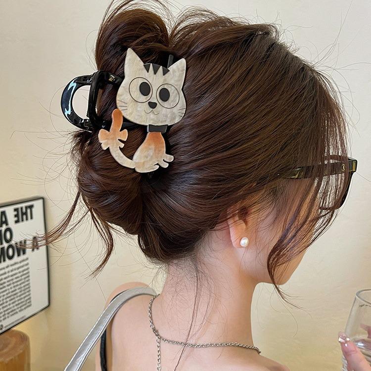 Charming Kitten Summer Shark Hair Clip 2024 - Sweet High-End Hair Accessory