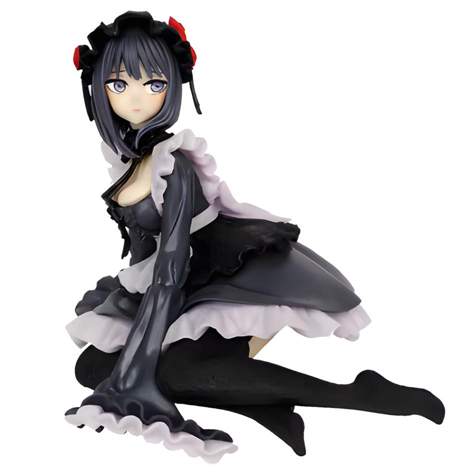 2 Kinds My Dress-Up Darling Anime Figure Black Maid Outfit Kitagawa Marin Action Figure Shizuku Kuroe Figurine Collection Model