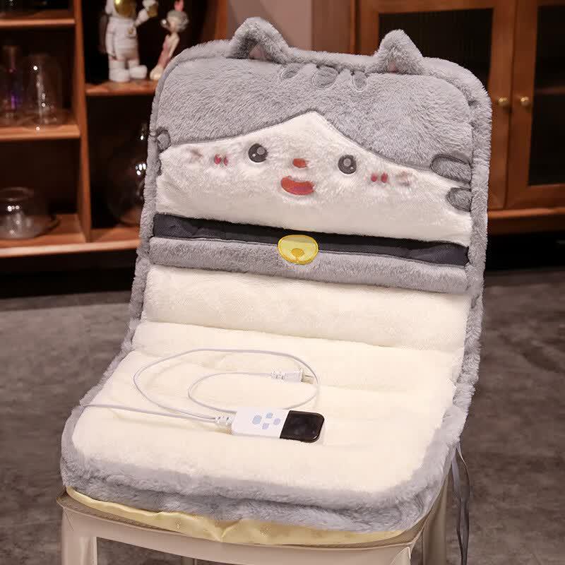 Jingxin Cartoon Heated Thickened Integrated Chair Cushion Small