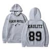 Germany Rock Band Tokio Hotel Kaulitz 89 Back Print Hoodie Unisex Women Vintage Oversized Sweatshirt Unisex's Gothic Black Streetwear