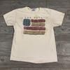 Las Vegas Shirt Men M Crewneck Vintage USA Flag 90s Southwestern Gran Print 3072