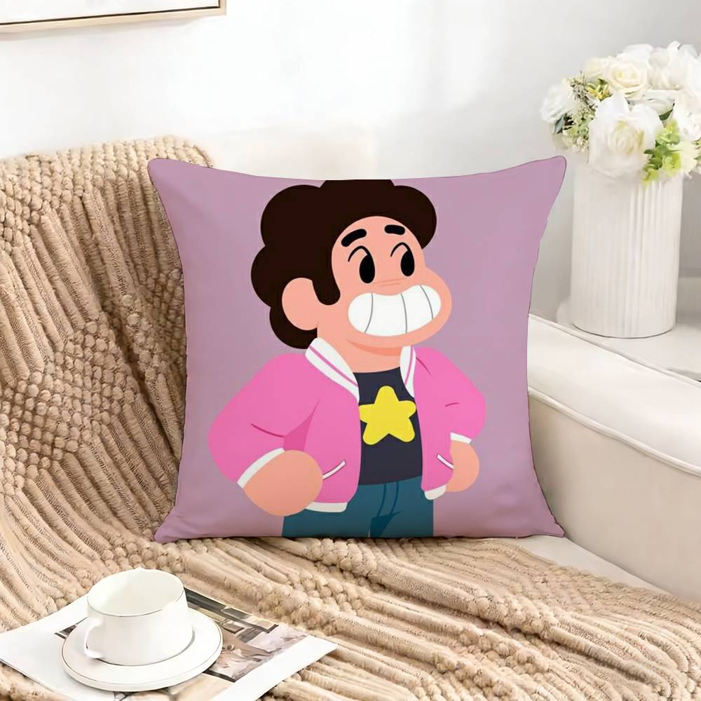 SSteven UUniverse SU Square DoubleSided Printed Pillow Case Bedroom Bedside Pillow Sofa Cushion Cover