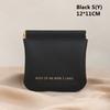 1Pc Mini Lipstick Key Jewelry Cosmetic Bag Women Portable Automatic Closing Makeup Storage Bag Pouch PU Earphone Coin Handbag