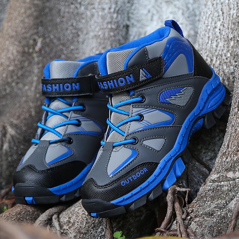 31-40 Winter Plus Übergröße Kinder und Jugendliche Mode Plus Samt Warm High Top Outdoor Sport Wanderschuhe Wanderschuhe