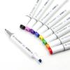TOUCHNEW Custom Single Sketch Markers Dual Head Alcohol-Based Brush Pen for Drawing Manga Art Supplies