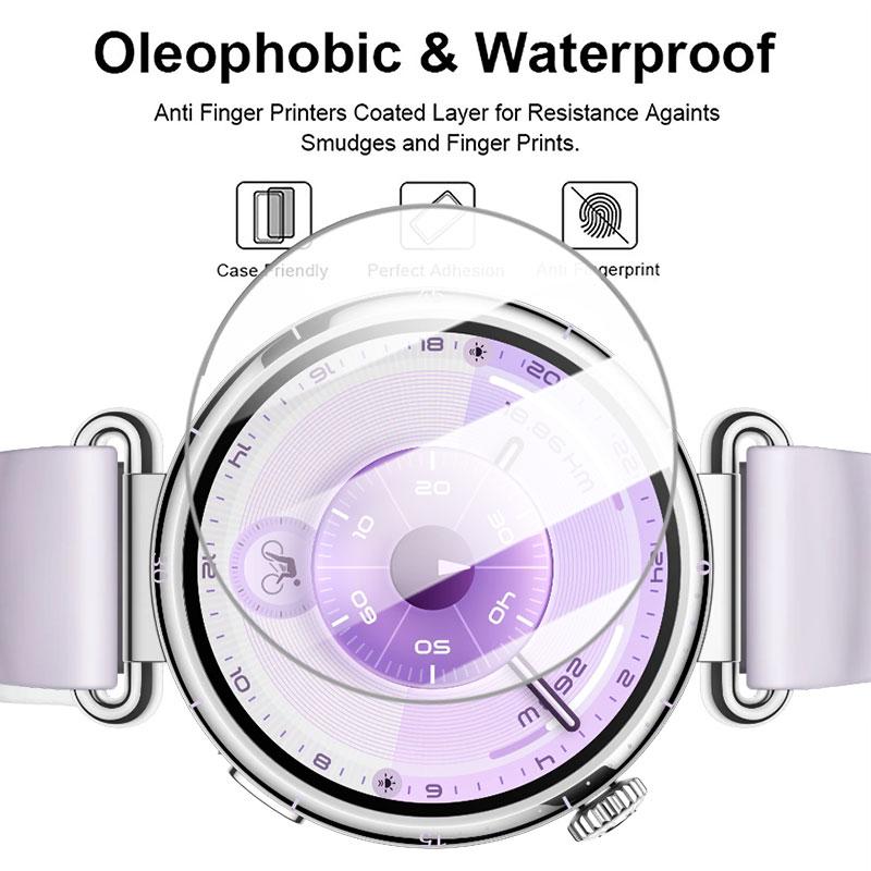 5er-Pack Panzerglas für Huawei Watch GT5/GT6/GT6Pro 46mm 41mm Schnelle Installation Displayschutz für Huawei GT5Pro 46/42mm Fit4 Pro