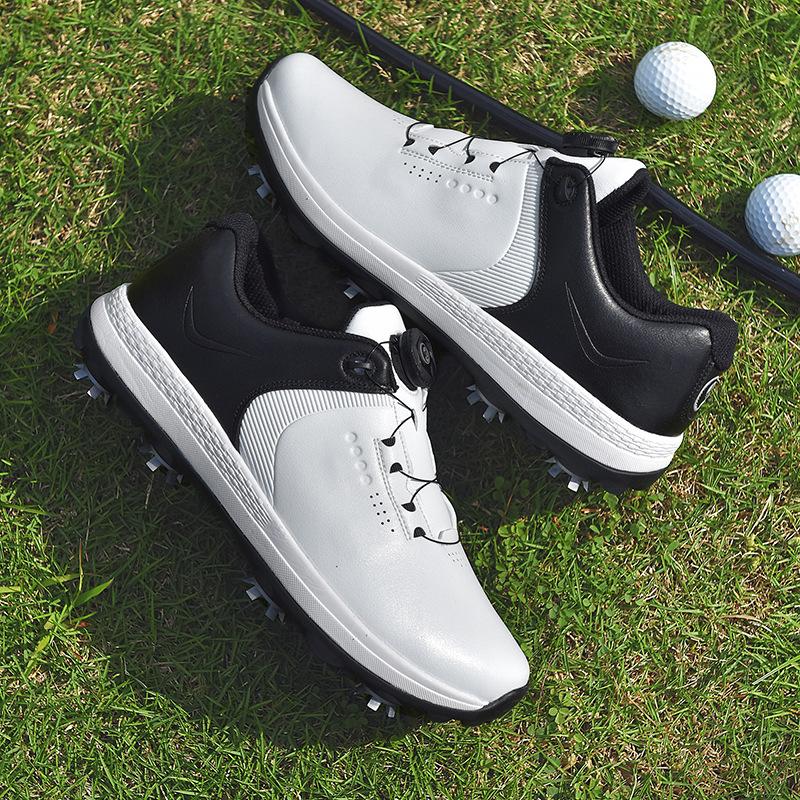 Foreign trade new professional golf shoes men's 47 large size non-slip and wear-resistant outdoor training sports shoes with nails