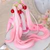 New Hatsune Miku Anime Figure Toys Pink Cherry Dress MIKU Kawaii Cartoon PVC Action Figurine Model Dolls Birthdays Gifts Kids