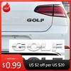 Per VW VOLKSWAGEN 2026 Nuovo Adesivo 3D in ABS GOLF Nero Argento Cromato Styling Auto Lettere Logo Bagagliaio Posteriore Etichetta Decalcomania Emblema