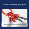 G80 Manganese Steel Double Hook Sling Chain for Lifting and Hoisting