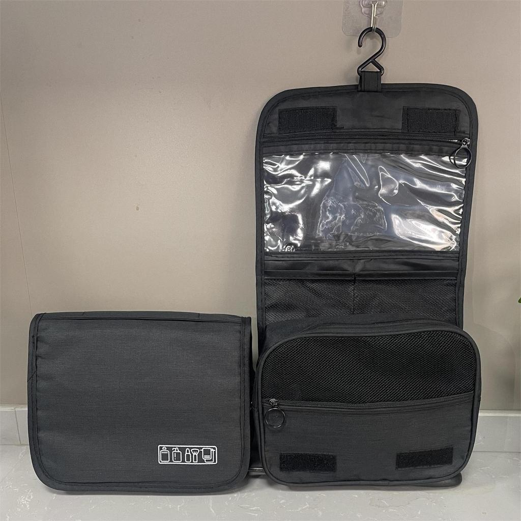 Large Capacity Travel Toiletry Bag Hanging Wet Dry Separation Cosmetic Organizer for Men Women Business Trip CLE