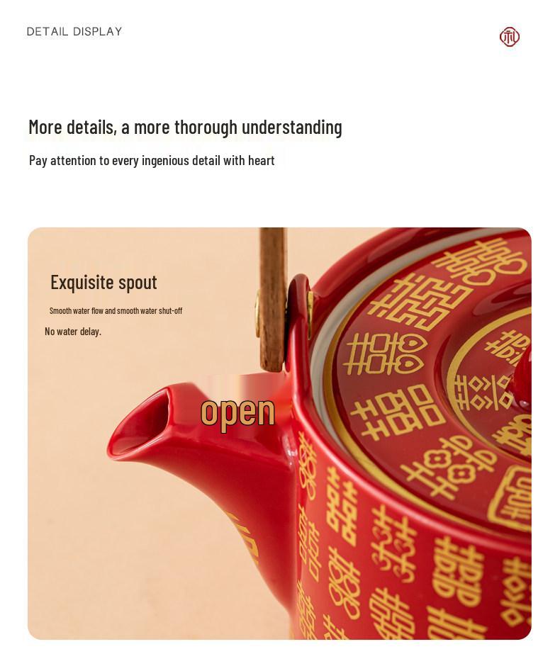 Chinese Wedding Tea Set: Bridal Tea Ceremony Cups for Newlyweds & Best Friends - Elegant Engagement Gift