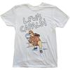Herren Lewis Capaldi Schneeleopard T-Shirt X-Large Weiß