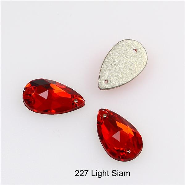 Dongzhou Waterdrop Sew On Rhinestones Flatback Crystal Loose Crystal Stone Beads Garment Shoes Diy Sewing Accessories