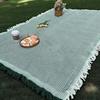 CAPASTEC Leisure Picnic Scandinavian Suitable for All Bed Kotatsu Multifunctional Machine with Waffle Stain Deep Green Sheet, Sheet, Tablecloth,