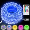 200 LED Color Changing Christmas Lights, Connectable 18 Colors String Lights Halloween Decorations, Waterproof Green Blue Purple Twinkle Light for