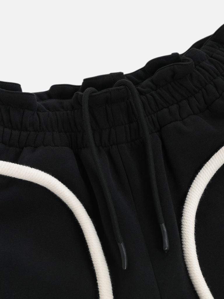 Elpeuligeden Graffiti Super Baggy Barrel Sweatpants Baggy Jeans Ae25Cpq20746-01Tblk
